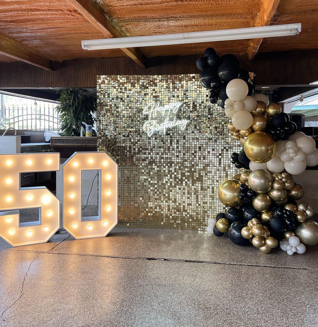 50th Birthday Party Balloon Decorations And Setup Ideas 9851692932669861