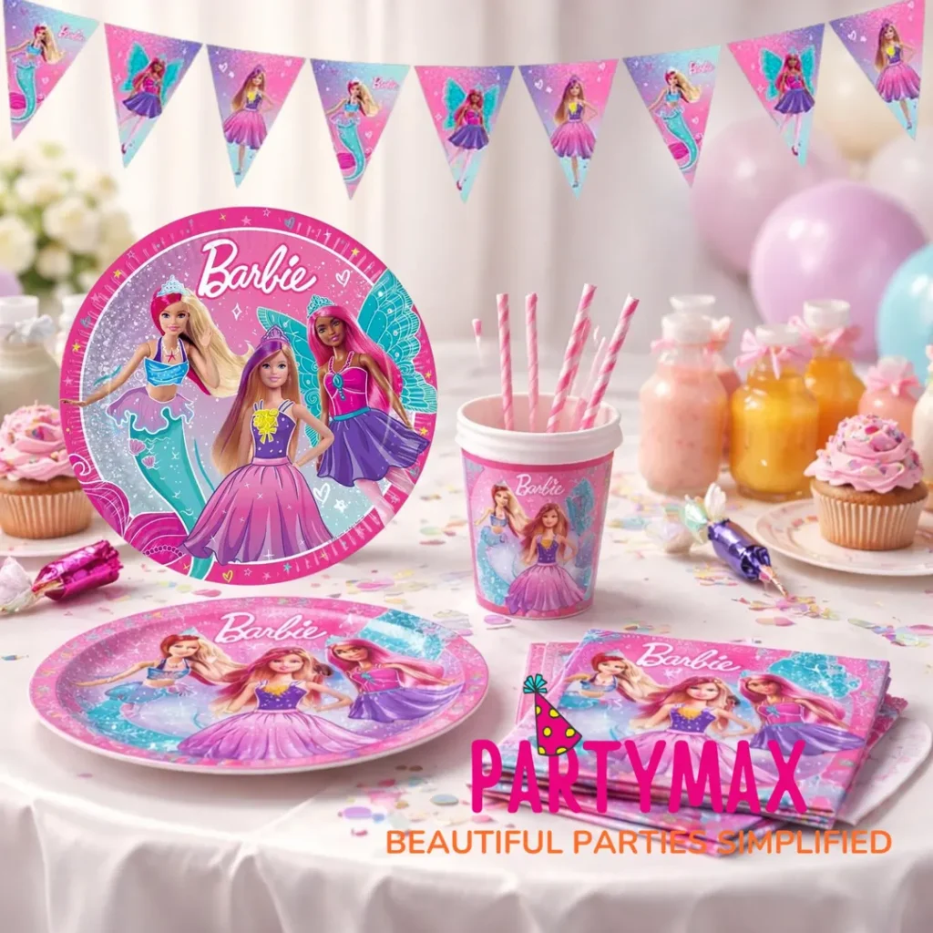 Barbie Birthday Party Supplies Plates