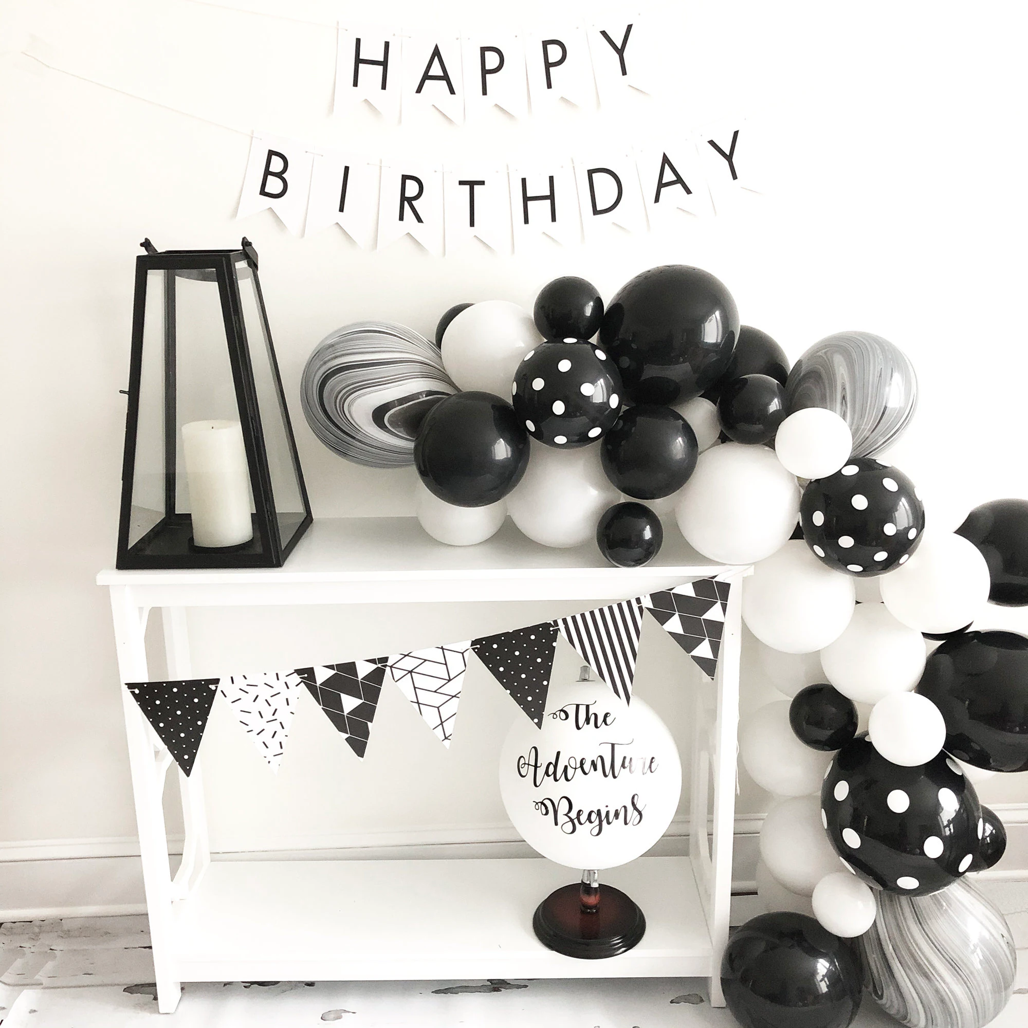 Black And White Birthday Party