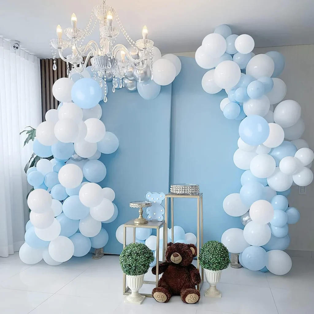 Blue And White Balloon Arch Kit Party Blue And White Balloon Arch Kit Party