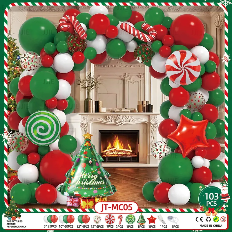 Christmas Elk Balloon Set Party Supplies Nh12387013