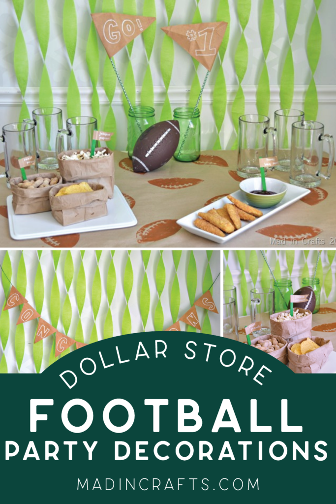 Dollar Store Football Party Decorations Dollar Store Football Party Decorations