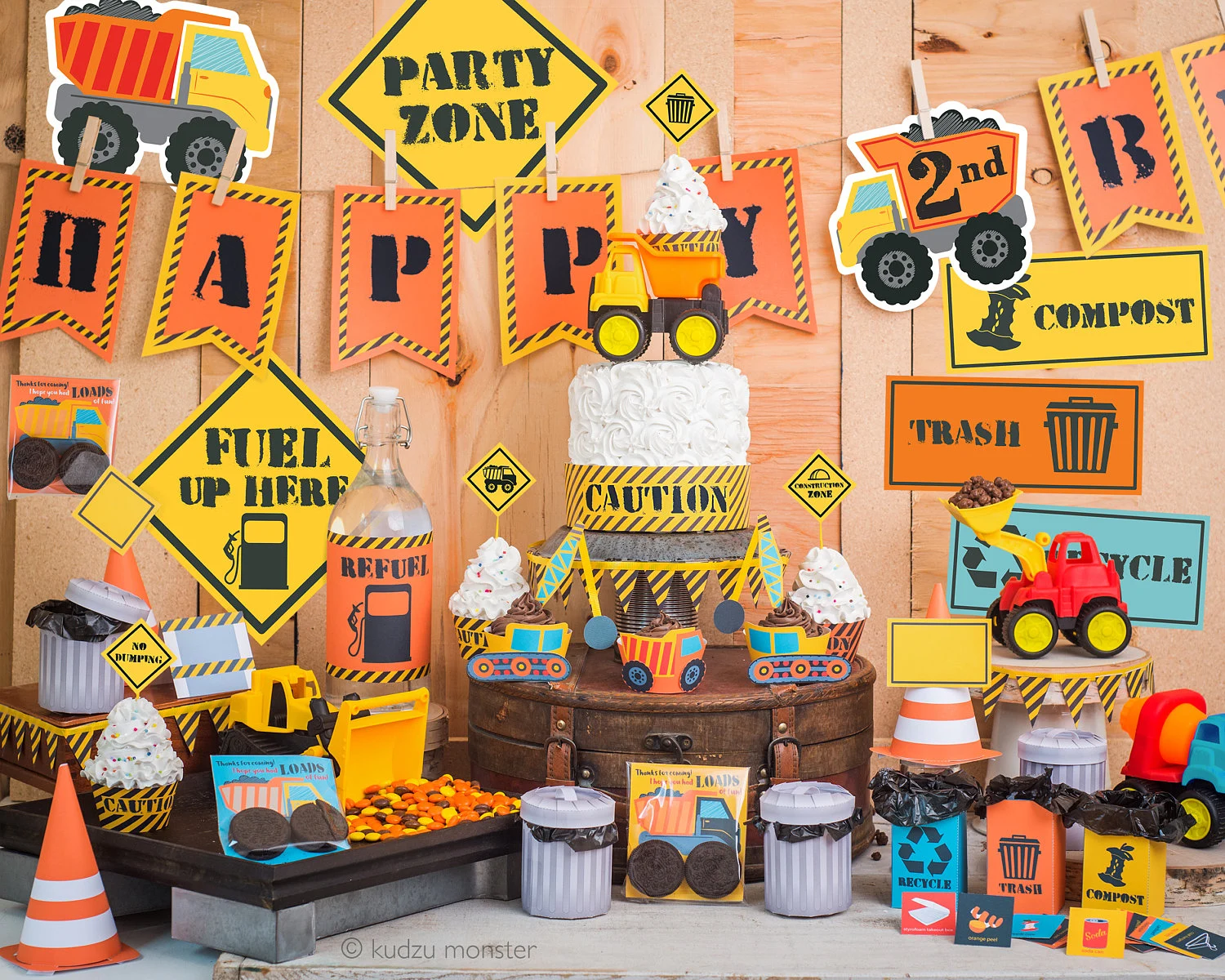 Dump Truck Party Kit Printable