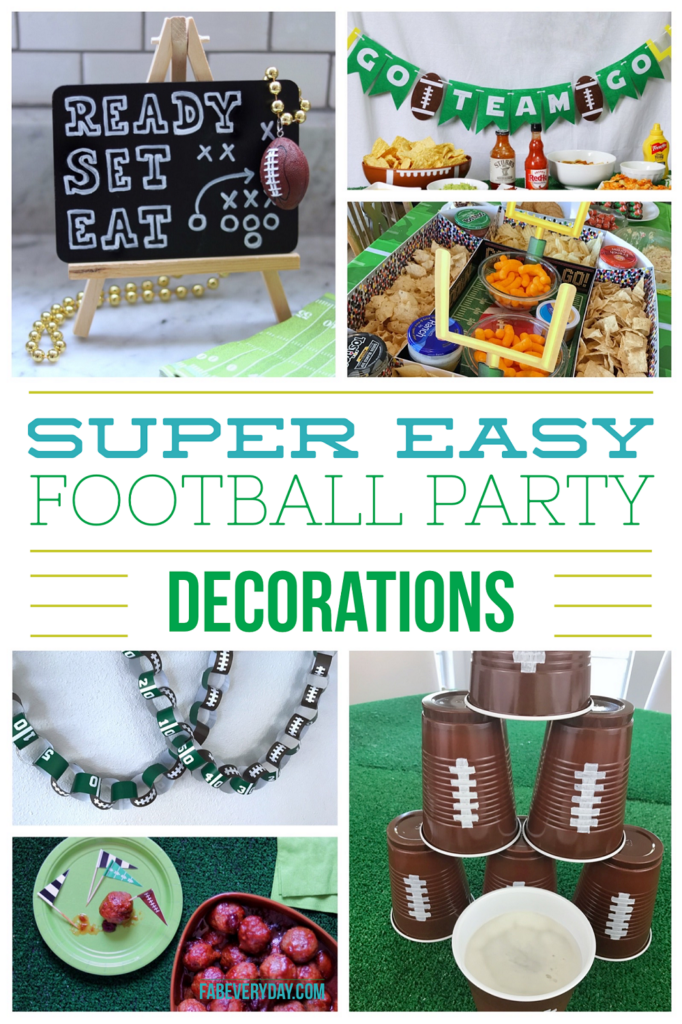 Football Party Decor Ideas Just In Time Football Party Decor Ideas Just In Time