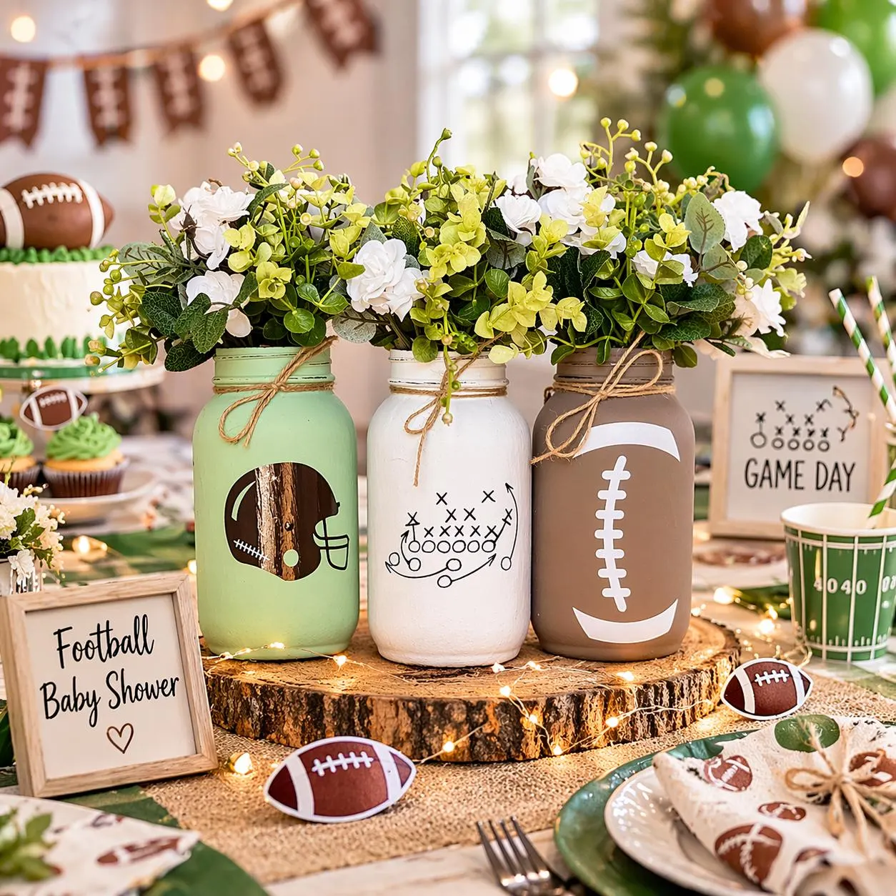 Football Party Decorations For Fall Home