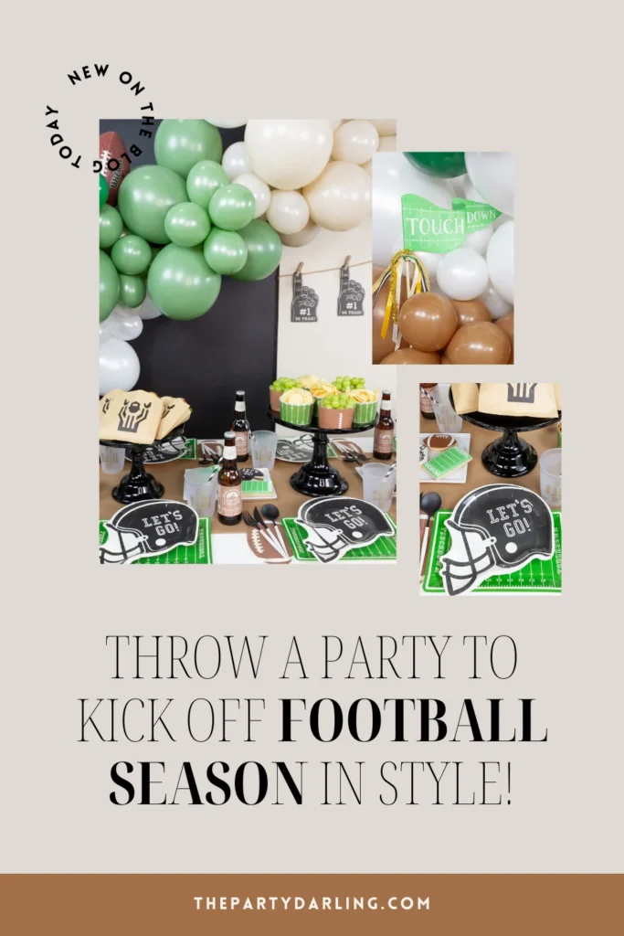 Football Party Decorations To Kick Off Football Season