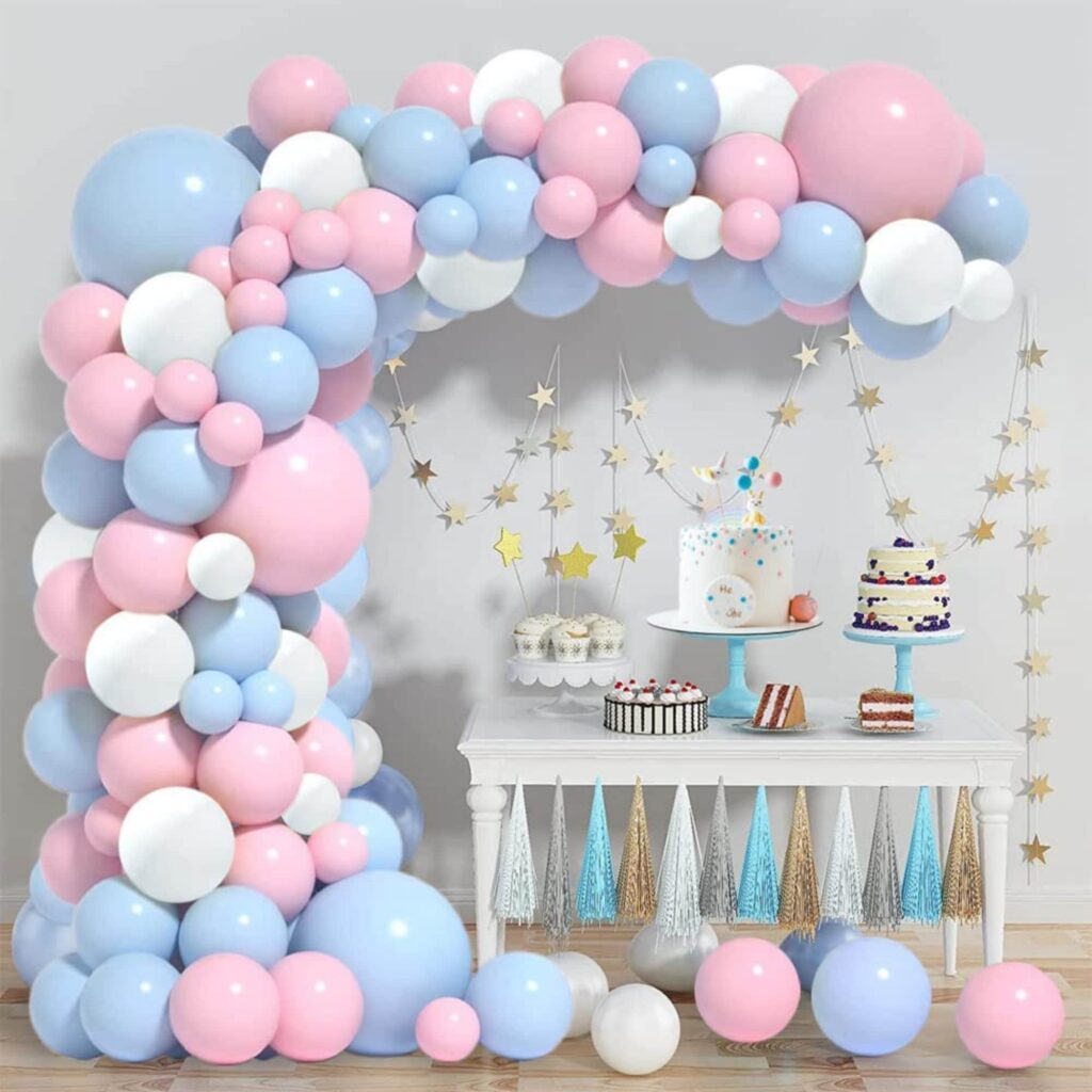 Gender Reveal Balloon Arch Kit Pink Blue Gender Reveal Balloon Arch Kit Pink Blue