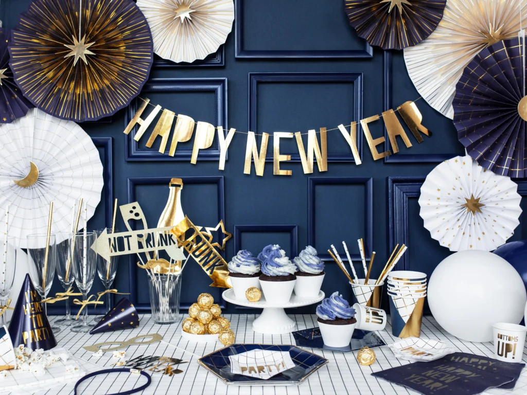 Happy New Year Banner Nye Decorations Happy New Year Banner Nye Decorations