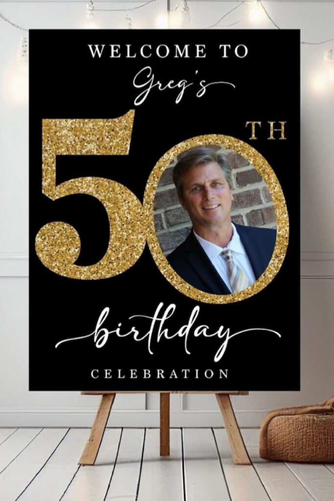 Mens 50th Birthday Party Ideas