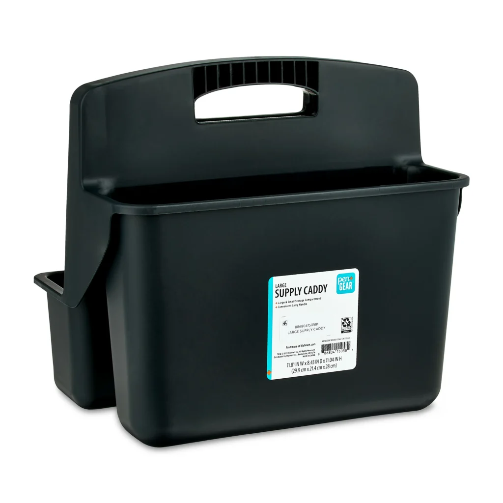 Pen Gear Large Supply Caddy Black