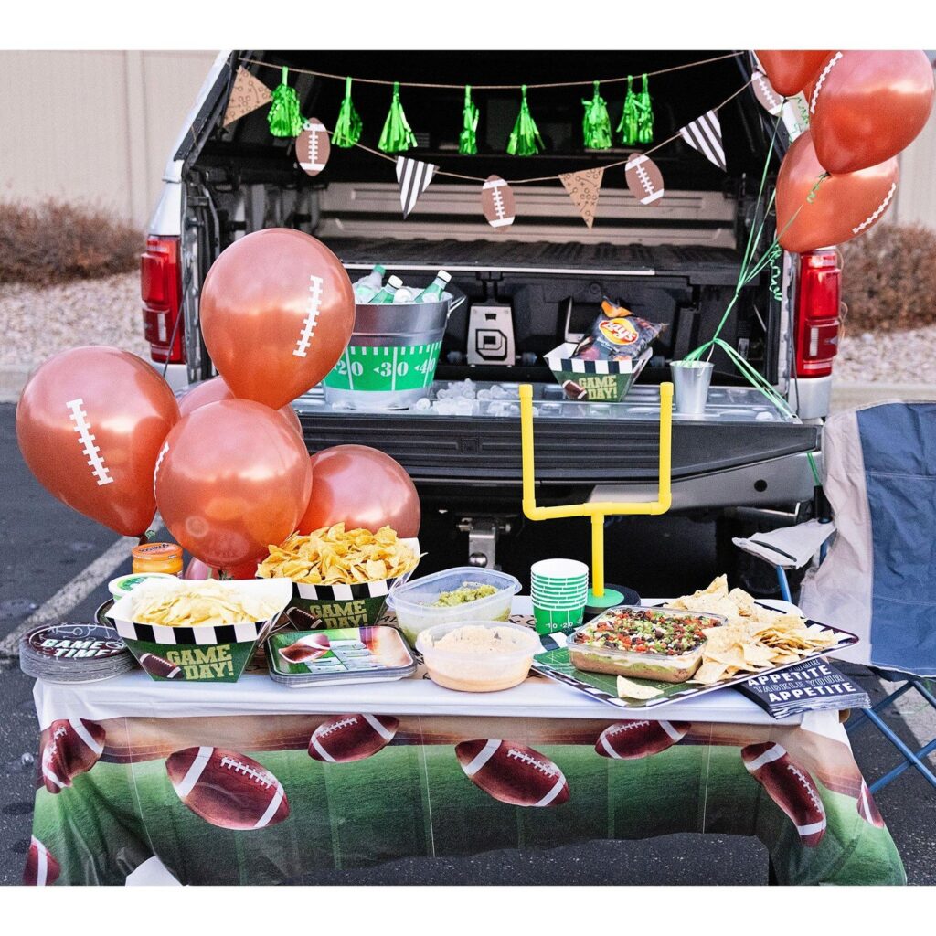 Ready Set Football Cardstock Foil Banner Set 2pc 6ft Ready Set Football Cardstock Foil Banner Set 2pc 6ft