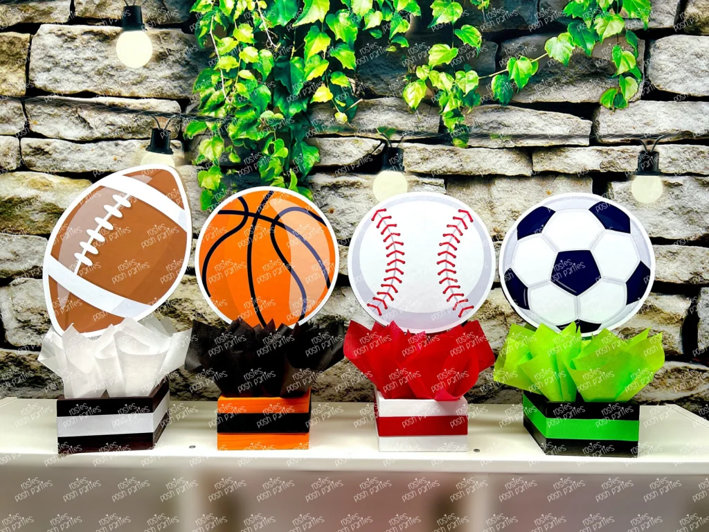 Sports Theme Centerpiece Sports Party Sports Theme Centerpiece Sports Party