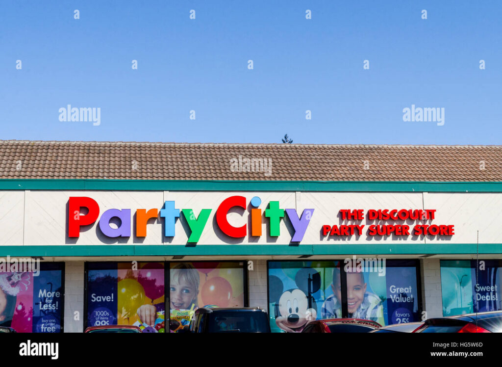 Stock Photo A Party City Store In San Leandro California Usa 130436613 Stock Photo A Party City Store In San Leandro California Usa 130436613